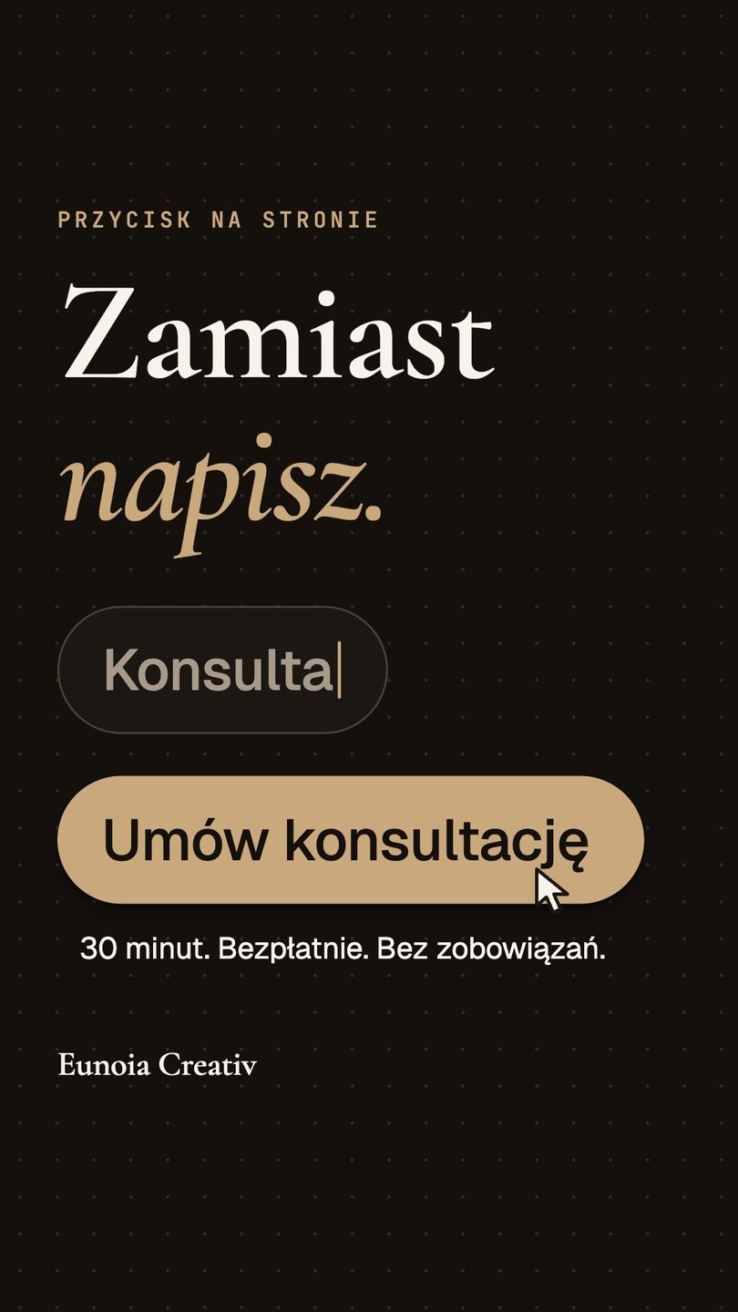 Zamiast - napisz. Rolka o przyciskach, w które chce się kliknąć